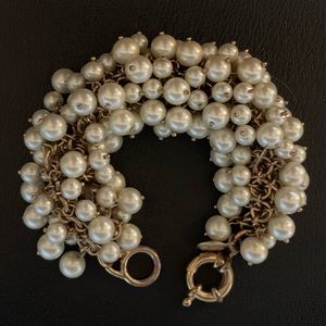 J.Crew pearl cluster bracelet